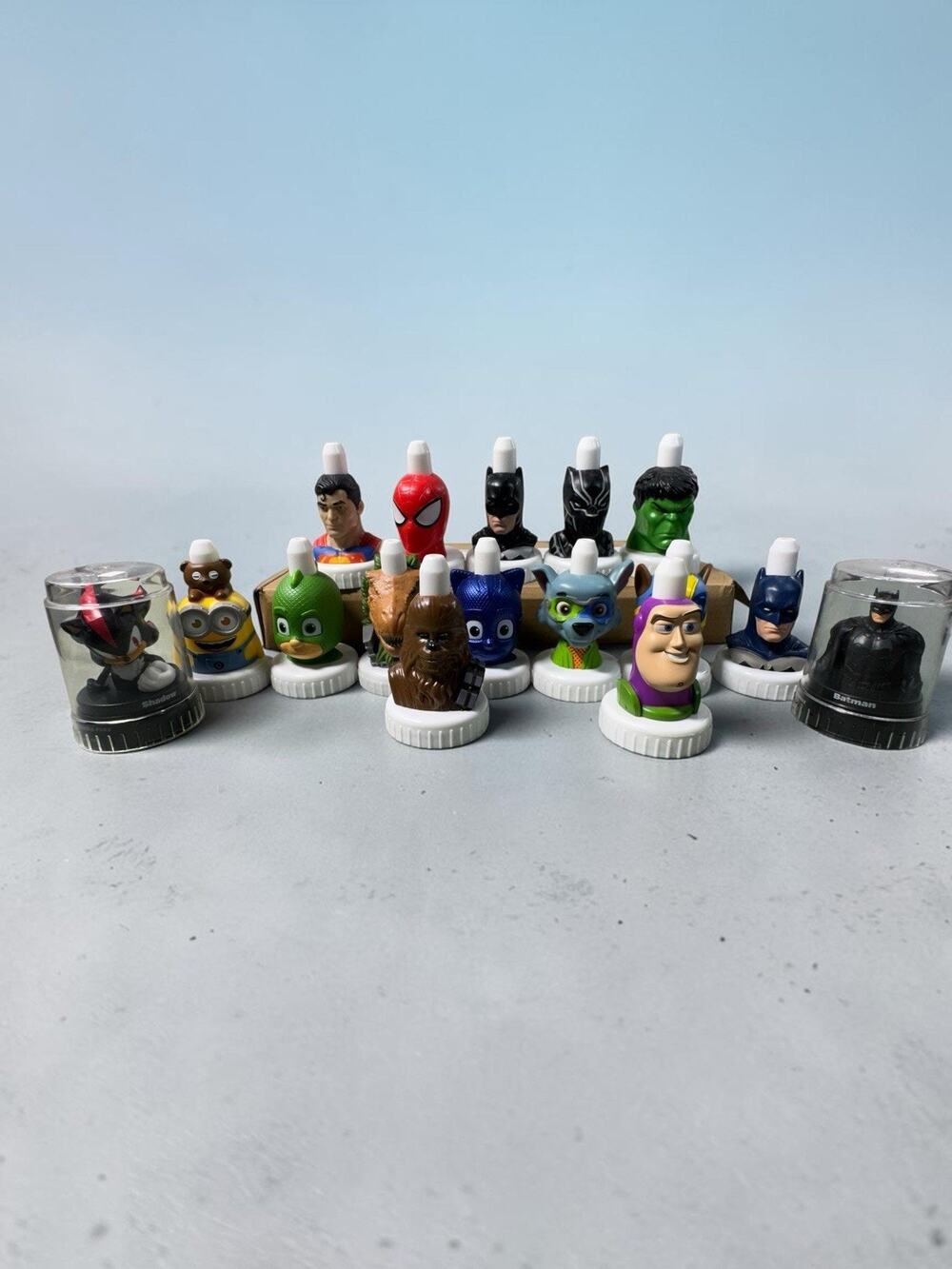 Good 2 Grow Lot 16 Juice Bottle Snack Toppers Disney Marvel Star Wars